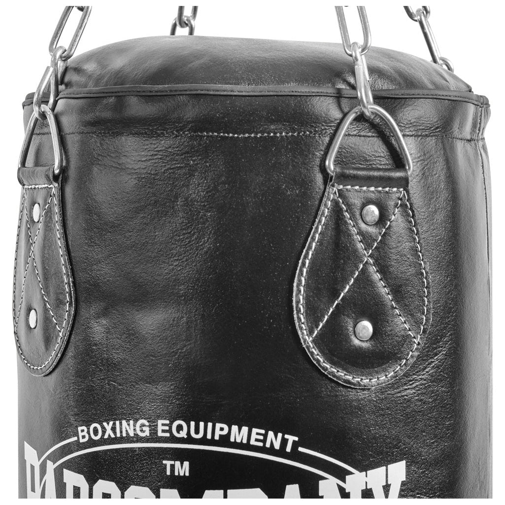 Boxsack 180 x 35 cm gefüllt aus Leder mit Stahlkette - Image 3