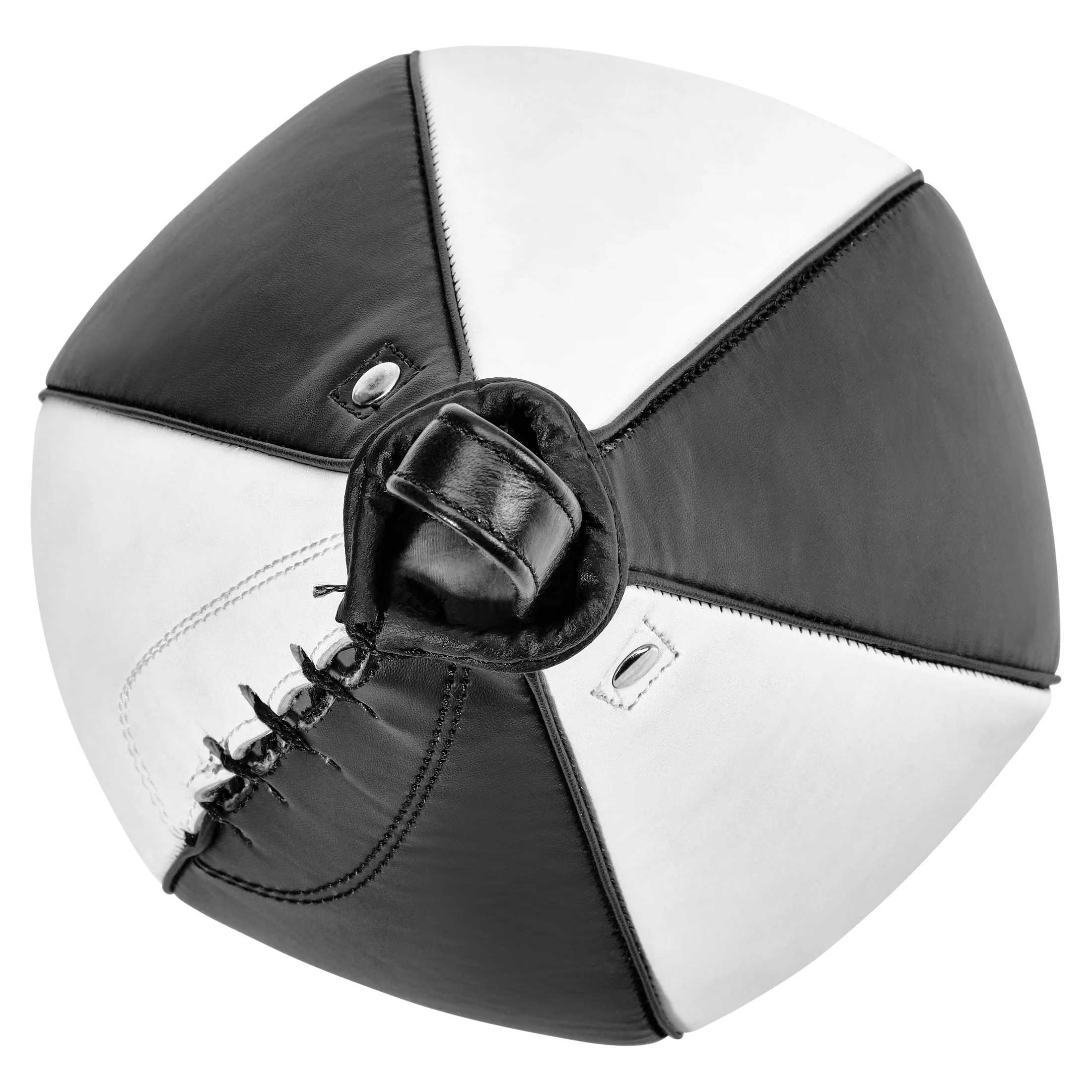 Boxbirne aus Echt-Leder medium black/white - Image 5