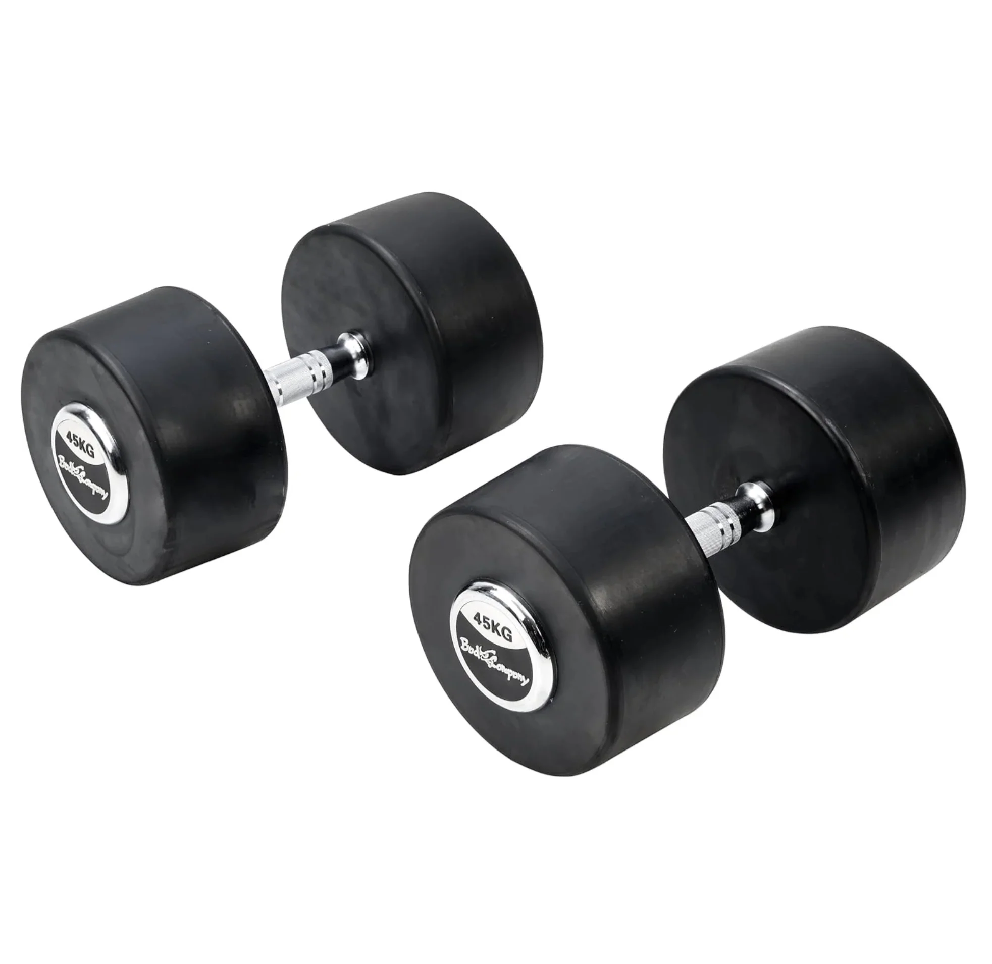 Deluxe 90 Kg (2x45,0) Hanteln Gewichte Rundhanteln Hantel Set Kurzhanteln