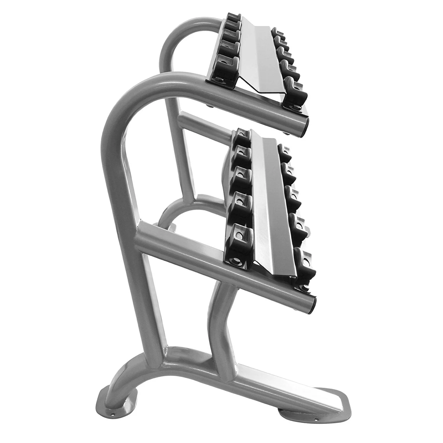 Heavy Duty Kurzhantel Studio Satz von 5 - 15Kg (5 Paar) inkl. CHD Ablage Rack - Image 5