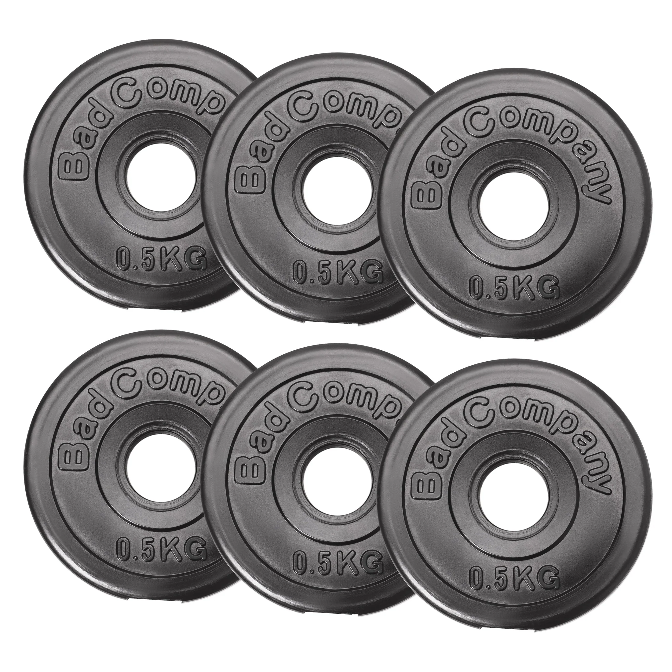 3 Kg (6x0,5) Hantelscheiben Hantel Hanteln 30/31mm Kunst.