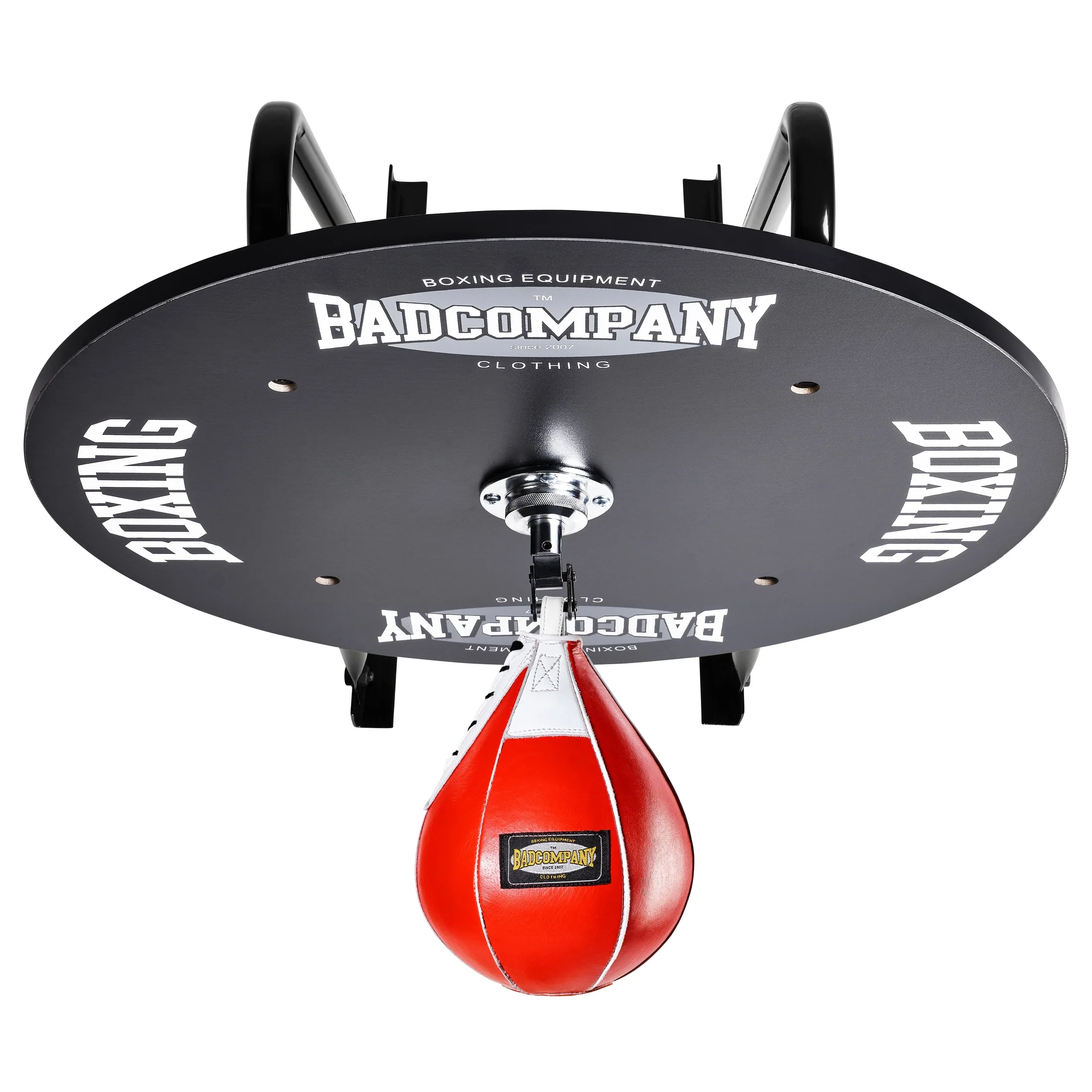 Speedball Plattform mit Leder Boxbirne rot medium zur Wandmontage I BCA-130