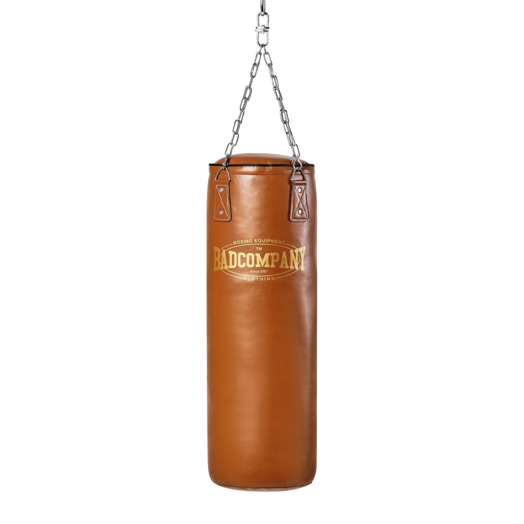 Retro Boxsack aus Kunstleder mit Stahlkette - Image 3